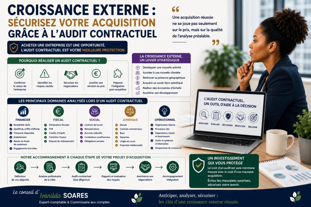 Croissance externe : sécuriser une acquisition par l'audit contractuel