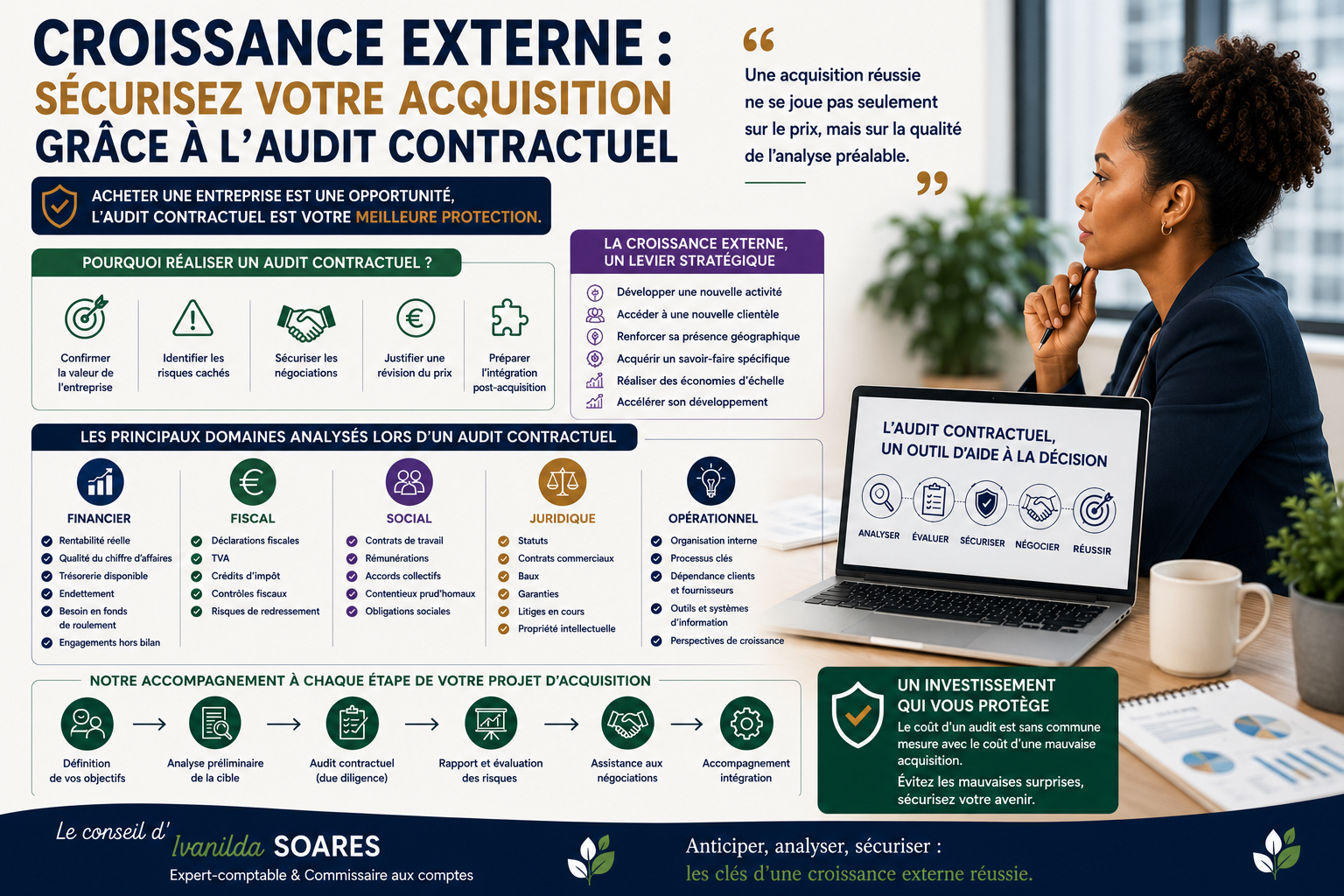 Croissance externe : sécuriser une acquisition par l'audit contractuel